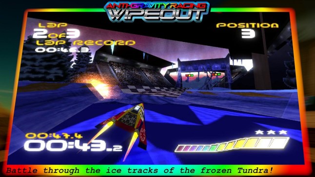 Wipeout racing gameplay